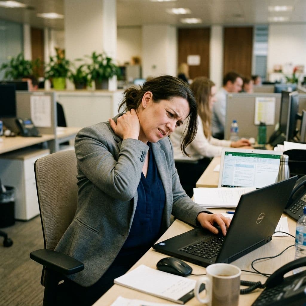 Neck Pain from Laptop Work: A Practical Physiotherapy Guide for Chennai Professionals